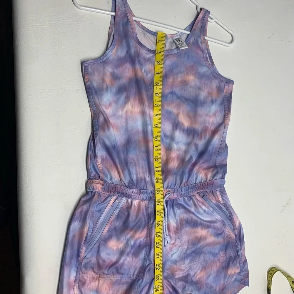 Athleta girl tie dye purple romper size XXL/16